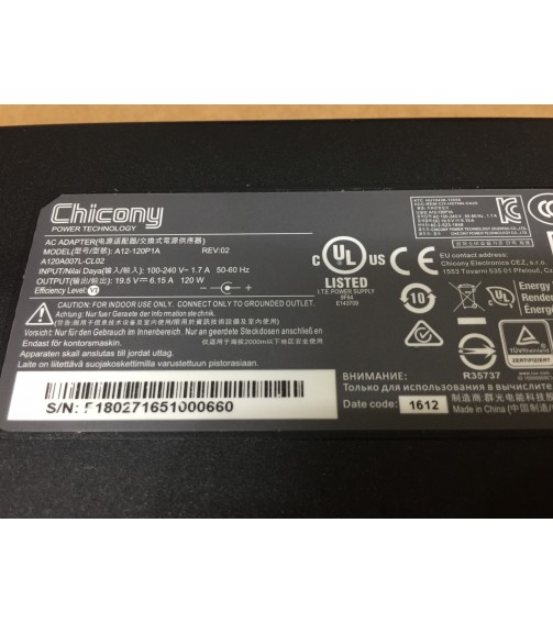 Monster 19.5 volt 6.15 amper 120 watt orjinal adaptör