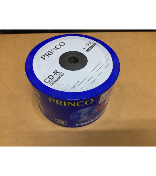 Princo 56x 700mb 50 li cd-r 80min boş cd açılmamış paket sıfır