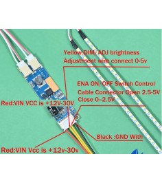 61cm led şerit ve sürücü devresi florasanı lede çevirme sıfır